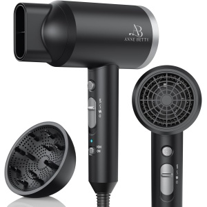 ANNE BETTY Powerful 1800W Blow Dryer for Women & Men
